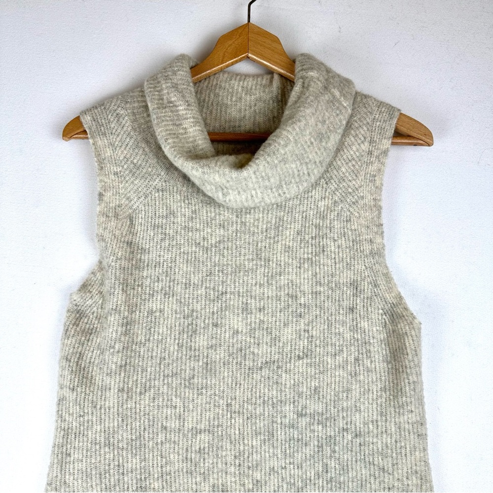 Community Sleeveless Turtleneck Wool Blend Sweater - Picture 2 of 11